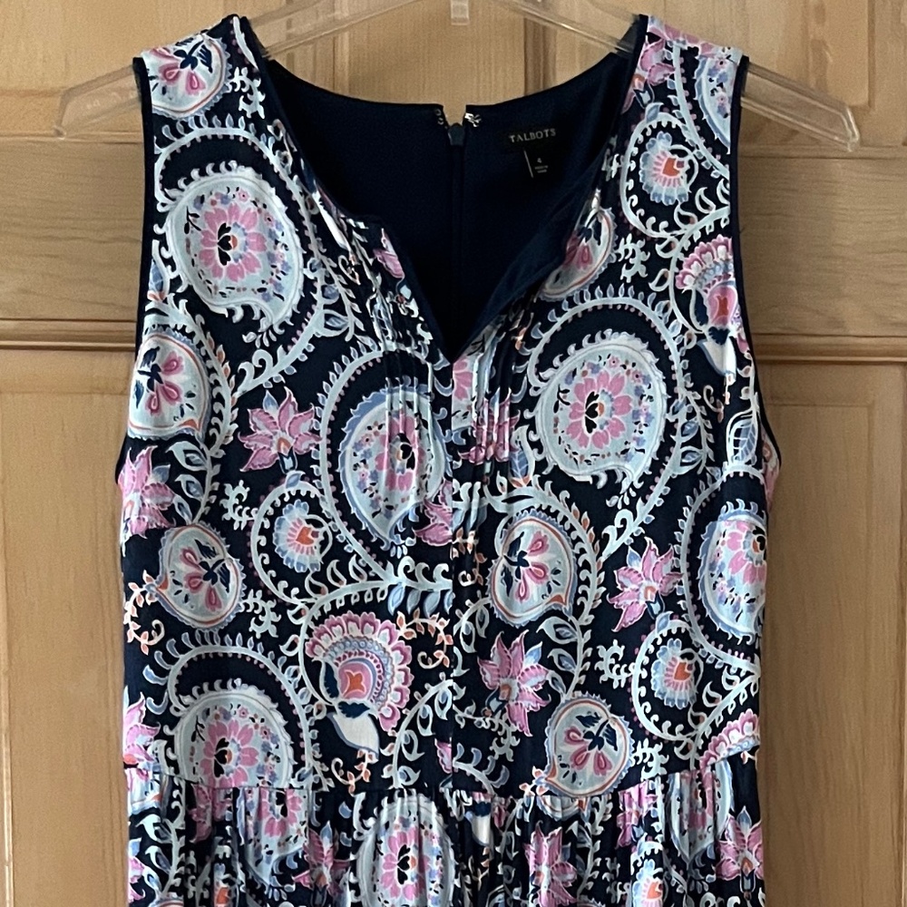 Talbots Sleeveless Long Dress